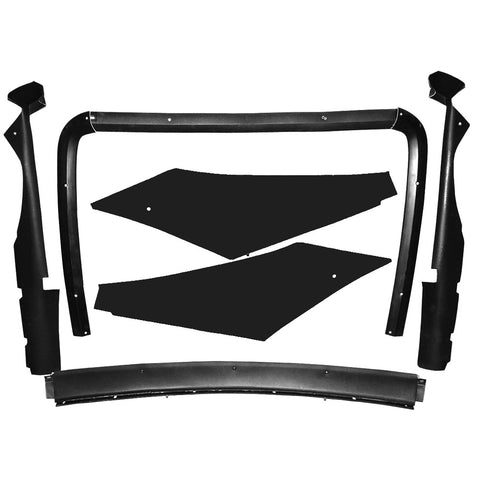 Fiberglass Rear Window Molding Master Kit, 8-Piece, 1968-70 AMC AMX (2 Versions) SAIL PANNELS ARE ORIGINAL STYLE CARDBOARD