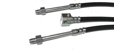 Disc Brake Hose Set, Rubber Front Disc & Rear Drum, 1973-74 AMC Javelin, Ambassador, 1975-76 Gremlin & Hornet , 1974 Matador