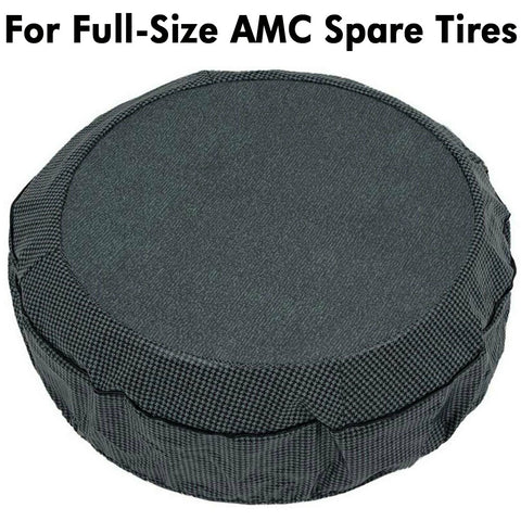Spare Tire Cover For 14" Full Size Spare,  Felt Herringbone, 1968-88 AMC - AMC Lives