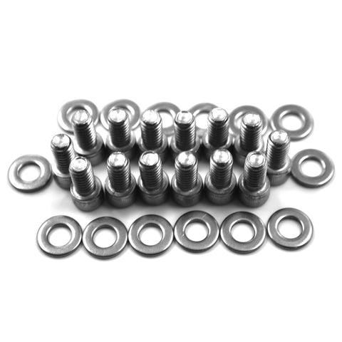 Bolt Kit, Valve Cover, AMC V-8, T-304 Stainless, 1966-91 AMC, Jeep, International (Allen or Hex)