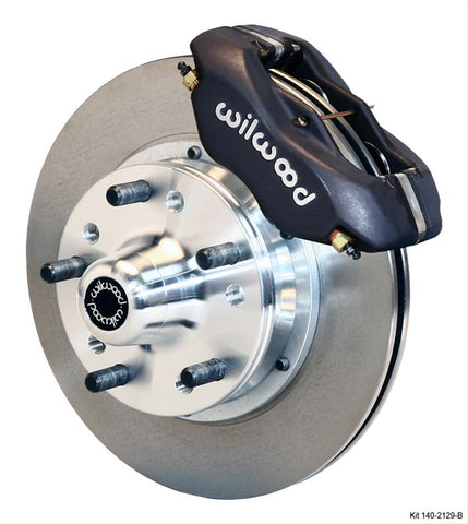 Front Disc Brake Kit, Wilwood, Forged Dynalite Pro Series w/Solid Rotors, 1969-1979 AMC (Two Caliper Colors) - Drop ships in approx. 2-3 months