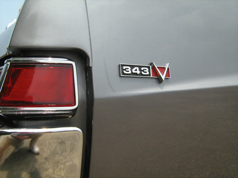 Emblem Kit, Complete Exterior, 1968-69 AMC AMX 343