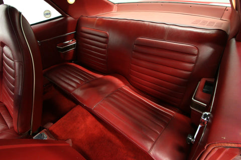 Seat Cover, Leather Rear Bench, 1970 AMC Javelin (3 Colors) - Drop ships in approx. 4 months