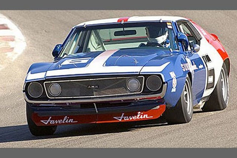 Minilite Style Wheel, 17x8" Satin Aluminum, 1968-74 AMC Javelin, AMX - Drop ships in approx. 1-4 weeks