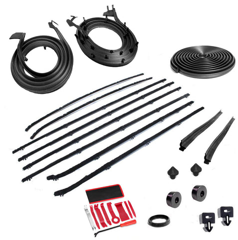 Weatherstrip Master Kit, 1964-69 AMC Rambler American, 2-Door Convertible, 29-Piece