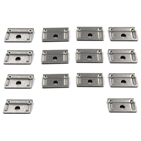 Clip Kit, 14-Pieces, Upper Rocker Panel Retainer, 1968-70 AMC AMX w/Simulated Exhaust Rocker Panels Only, 1970-78 Gremlin