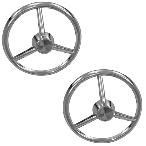 Trim Ring Set, Parking Lamp Lens, Chrome, 1968-74 AMC AMX, Javelin, Javelin AMX