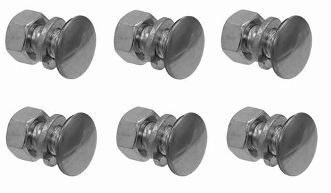 Bumper Bolt Kit, Front, Chrome, 1968-69 AMC Javelin, AMX, 1967-70 Rebel