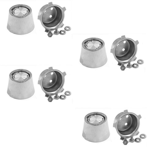 Magnum 500 Wheel Center Cap & Emblem Kit, 1964-88 AMC, Rambler, Eagle