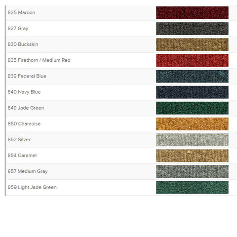 Carpet Set, OE Correct Molded w/Mass Backing Upgrade, 1975-80 AMC Pacer Hatchback or Wagon - Limited Lifetime Warranty (Choose Colors) - Drop ships in approx. 2-3 weeks