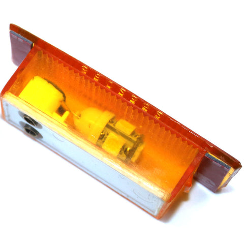 Lamp Set, Front Side Marker, Amber w/Brighter LED Bulbs, 1968-69 AMC AMX & Javelin