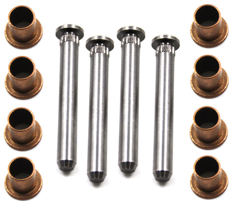 Door Hinge Pins (4 2.5" Long) & Bronze Door Hinge Bushings (8), Master Kit, 1968-74 AMC Ambassador, 1968-70 AMX, 1968-74 Javelin, 1965-67 Marlin, 1971-78 Matador 4-Door, 1967-70 Rebel,