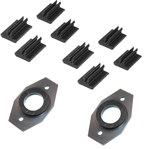 Window Guide Spacer Kit, Upper, Unbreakable Design and Lower Window Guide Bushing Master Kit, 1971 AMC Javelin, Javelin AMX