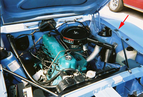 Hood Side Foam Pad Kit, 1968-74 AMC Javelin, AMX