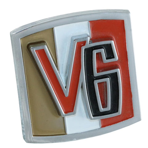 Fender Emblem, V6, 1966-71 Jeep CJ5 & CJ6 (2 Required)