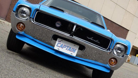 Fender, Hood, Quarter Panel Emblem, "Javelin" Script, 1968-74 AMC Javelin (Choose Size)