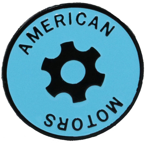 Wheel Center Cap Emblem, Blue, 1970-Early 72 AMC Rebel Machine (4 Required) - American Performance Products, Inc.