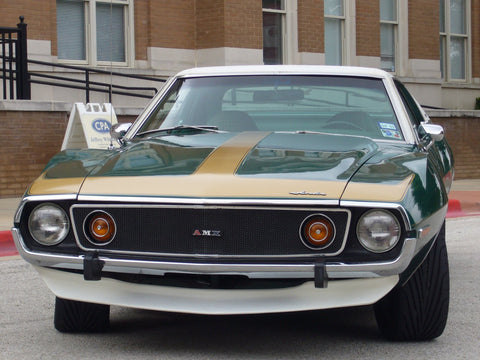 Fiberglass Javelin AMX Style Hood, Front & Rear Spoiler Kit, 1971-1974 AMC Javelin, Javelin AMX - Ships truck freight in approx. 2-4 weeks, freight charges will be invoiced separately