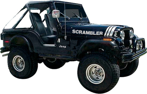 Decal and Stripe Kit, Factory Authorized Reproduction, 1970-95 AMC Jeep Scrambler (7 Colors) - Drop ships in approx. 1-3 weeks