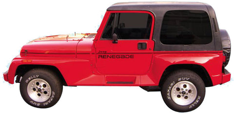 Decal and Stripe Kit, Factory Authorized Reproduction, 1991-94 AMC Jeep Renegade (2 Colors) - AMC Lives