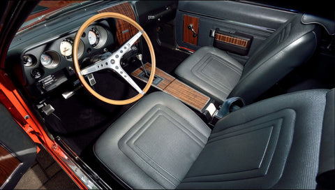 Seat Cover Set, Bucket, 1969 AMC Javelin (5 Colors, 2 Grains) - Drop ships in approx. 4 months