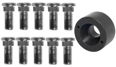 Wheel Stud Kit w/Installation Tool, 1958-72 AMC Front or Rear Drum