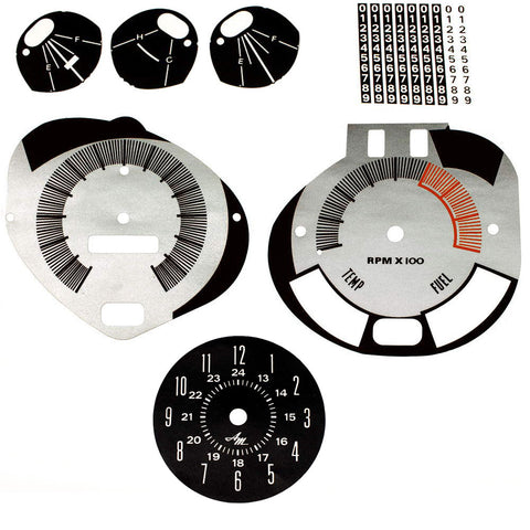 Master Dash Decal Kit, 1969 AMC AMX, Javelin w/140 Speedo & Tach