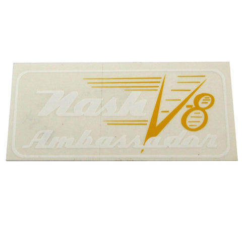 Valve Cover Decal, 1957 Nash Ambassador V-8