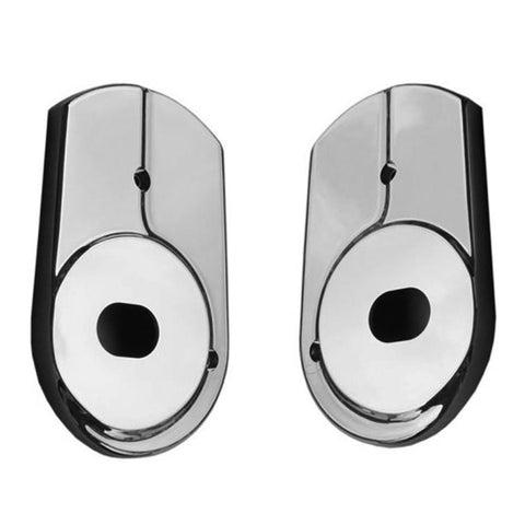 Seat Hinge Cover Set, Triple Chrome Plated Plastic, 1968-69 AMC AMX, Javelin