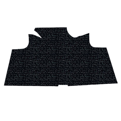 Trunk Mat, White Felt Herringbone, 1967-69 AMC Ambassador, Marlin, Rebel Sedan & Hardtop