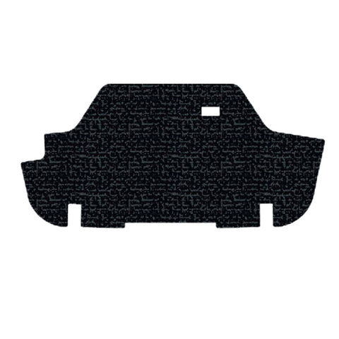 Trunk Mat, White Felt Herringbone, 1974-78 AMC Matador Coupe