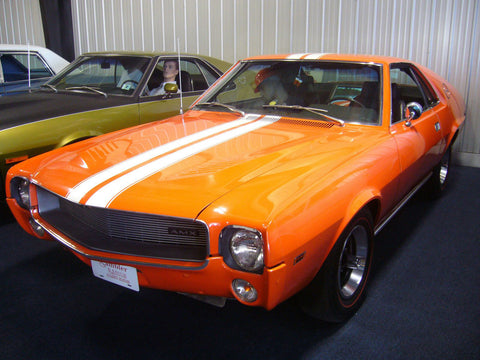 Decal and Stripe Kit, Go Package, Factory Authorized Reproduction, 1968-69 AMC AMX (5 Colors) - AMC Lives