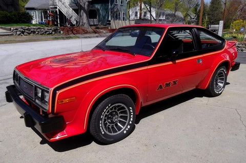 Decal and Stripe Kit, Factory Authorized Reproduction, 1979-80 AMC Spirit AMX (2 Color, 2 Color Choices) - Drop ships in approx. 1-3 weeks
