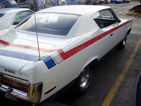 Decal and Stripe Kit, Factory Authorized Reproduction, 1970 AMC Rebel Machine - Drop ships in approx. 1-3 weeks