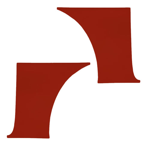 Rear Kick Panel Set, 1968 AMC AMX (4 Colors) - Drop ships in approx. 3 months