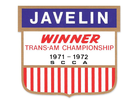 Decal Kit, Trans Am Victory, Factory Authorized Reproduction, 1973 AMC Javelin, Javelin AMX - Drop ships in approx. 1-3 weeks