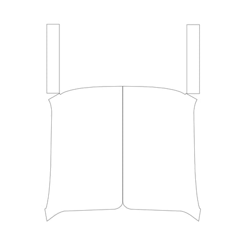 Vinyl Top Kit, 1/2 Top with 16 Clips, 1971-72 AMC Javelin, Javelin AMX (2 Colors) - Drop ships in approx. 1 month