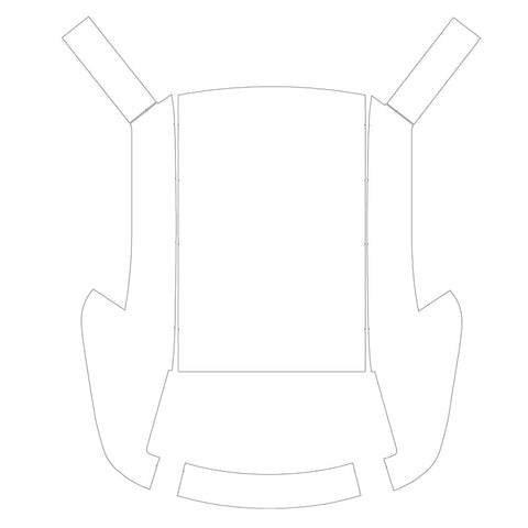 Vinyl Top Kit, Full Top with 32 Clips, 1970 AMC Rebel, Rebel Machine (2 Colors) - Drop ships in approx. 1 month