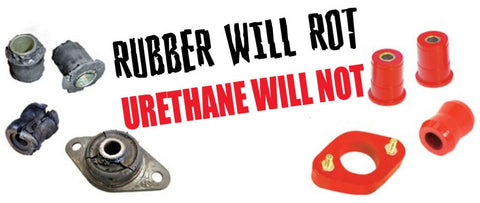 Control Arm Bushing Kit, Rear, Urethane, 1967-78 AMC Ambassador, Classic, Marlin, Matador, Rebel - Limited Lifetime Warranty