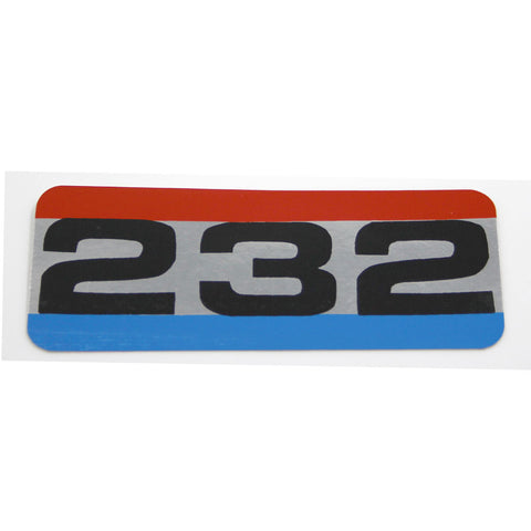 Air Cleaner Decal, 232, 1971-79 AMC