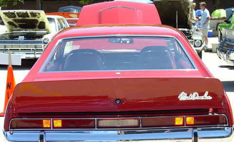 Rear Spoiler Decal, 1970 AMC Mark Donohue Javelin