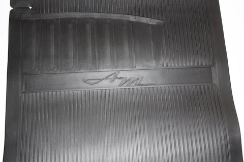 Floor Mat Set, OE Style Rubber with American Motors logo, 1968-70 AMC AMX, Javelin (18 Colors) - Drop ships in approx. 1 month