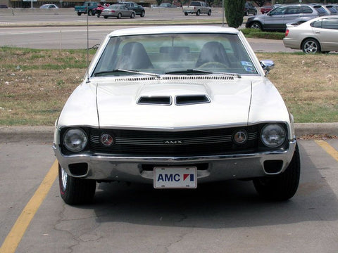 Fiberglass Hood, Bolt-On, Ram Air, 1970 AMC AMX & Javelin - Ships truck freight in approx. 2-4 weeks, freight charges will be invoiced separately