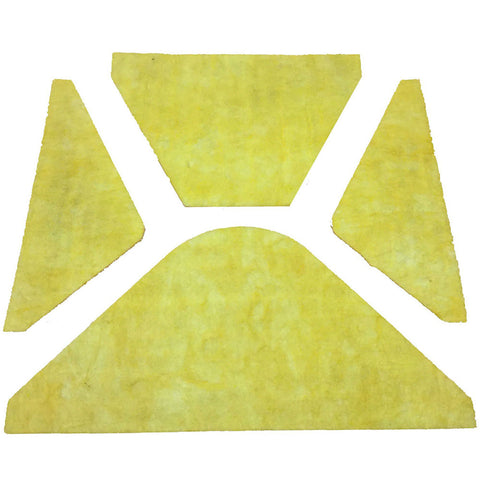 Hood Insulation Pad, Yellow, 1961 AMC Ambassador - AMC Lives