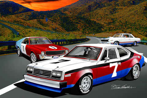 Fine Art Print, AMC Special Edition 20"x30", By Danny Whitfield - AMC Race Breeders - Drop ships in approx. 3-4 weeks