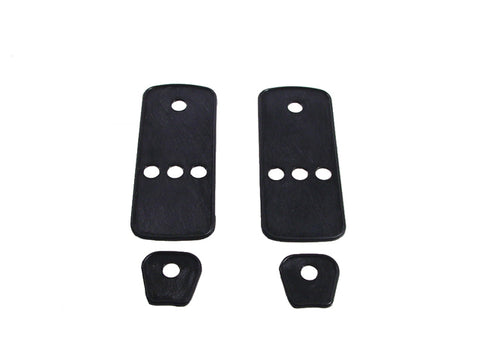Door Handle Gasket Pad Set, Right & Left, Rubber, 1965-66 AMC