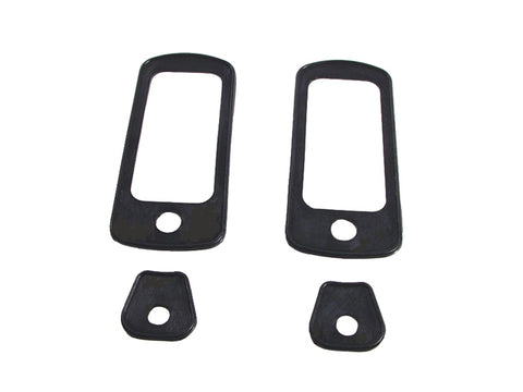 Door Handle Gasket Pad Set, Right & Left, Rubber, 1967 AMC Rubber