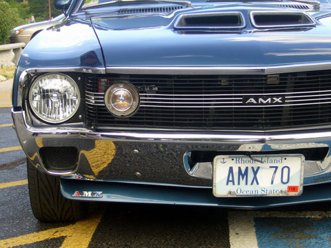 Fiberglass Hood Scoop, Non-Functional Ram Air, Right Side, 1970 AMC Javelin, AMX