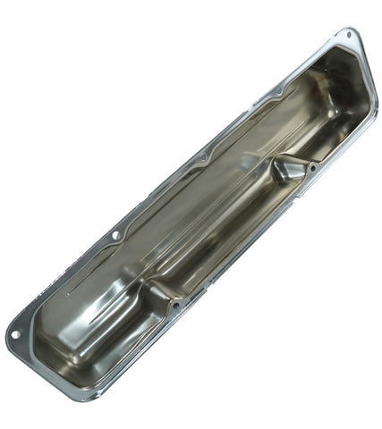 Valve Cover Kit, Chrome Steel, No Logo, 1966-91 AMC, Jeep w/V-8