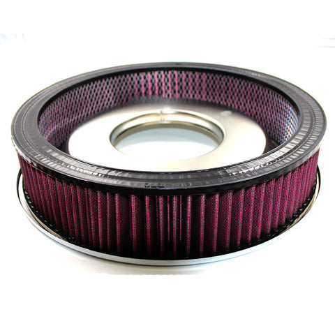 Air Cleaner Kit, Polished Finned Aluminum, 1966-91 AMC, Jeep